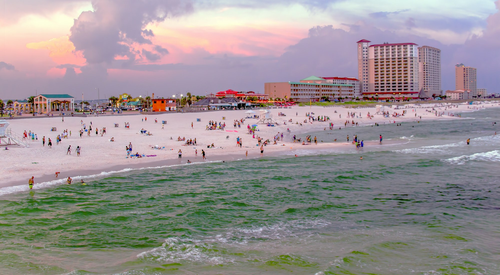 Emerald Coast shoreline along Florida's Gulf Coast