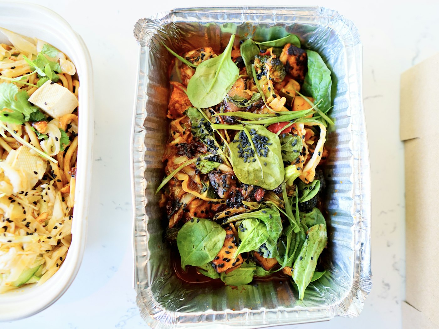 Restaurant takeout food